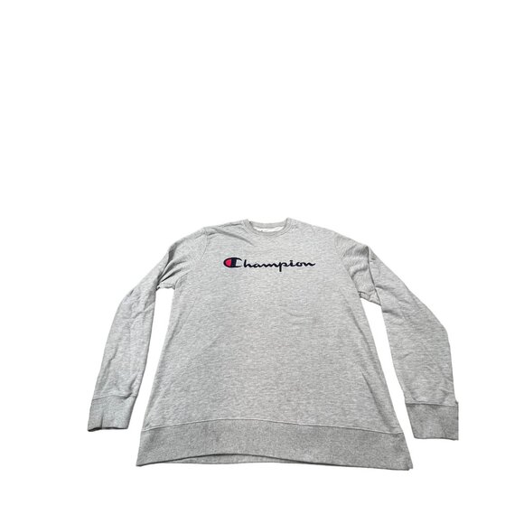 Champion Mens XL Grey Crewneck Sweatshirt Light Weight Pullover 1470782 - Picture 1 of 10